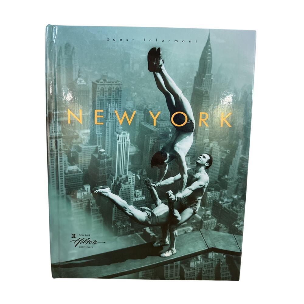 1997 Guest Informant New York Hilton Hardcover Book 1934 Empire State Building